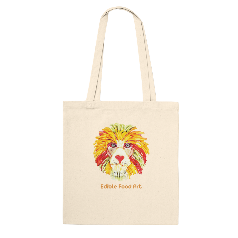 Premium Tote Bag Natural • Lion